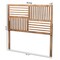 Baxton Studio Adler Modern and Contemporary Transitional Ash Walnut Finished Wood Queen Size Headboard 180-11144-Zoro - alternate 5